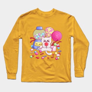 Sweet Tooth Cat Long Sleeve T-Shirt